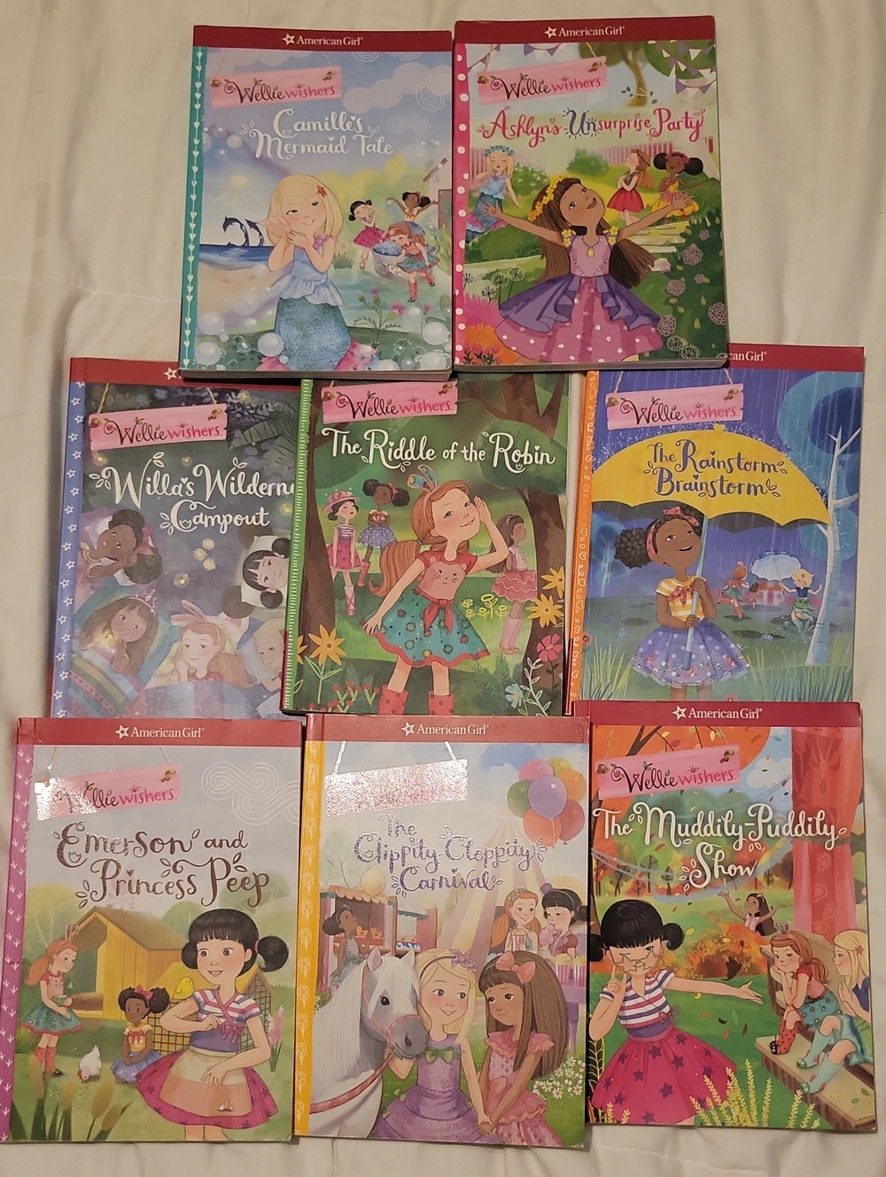 American Girl WellieWishers Book Set 8 Books